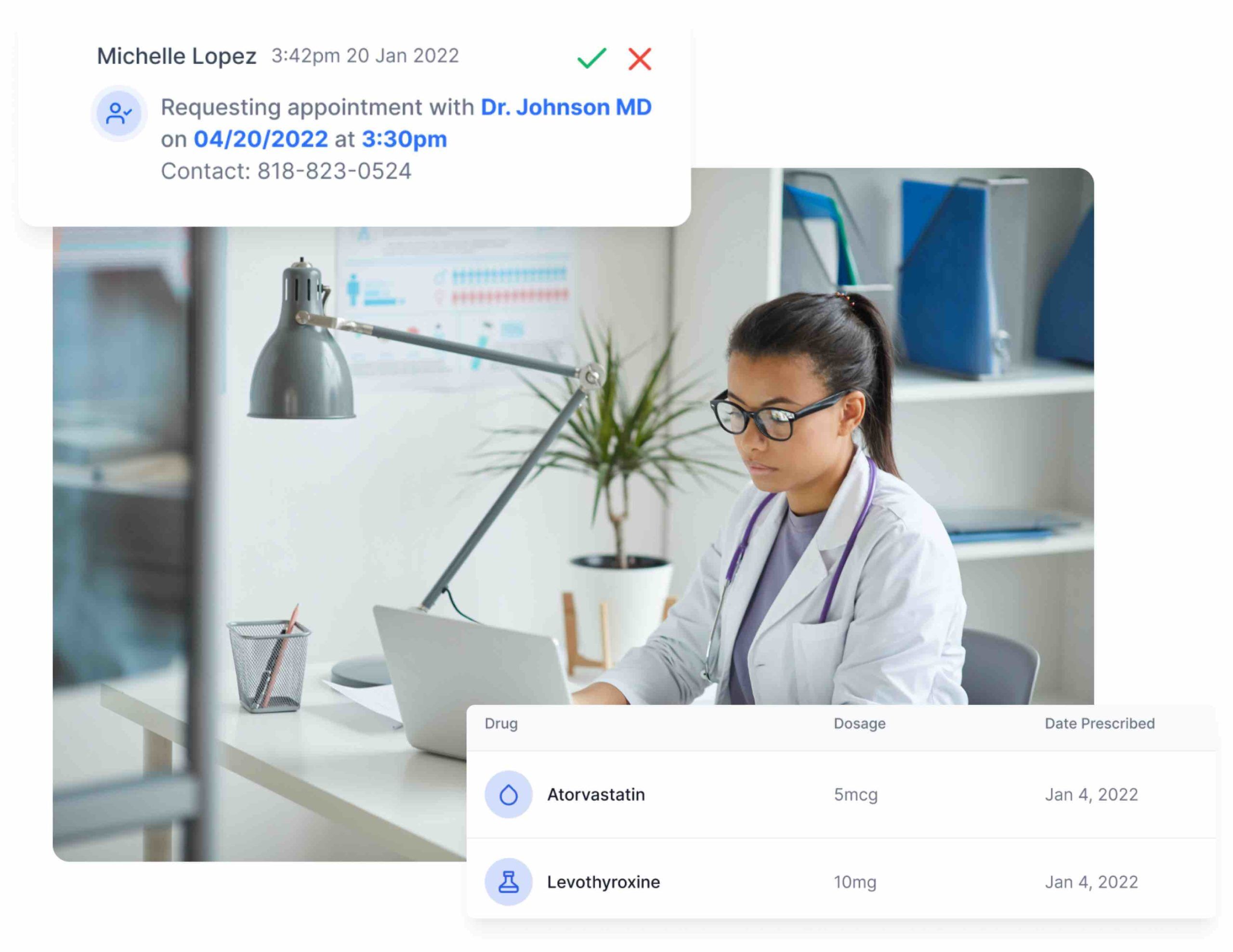 EMR for ophthalmology form builder